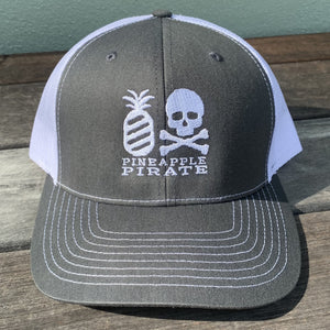 Grey & White Trucker Hat