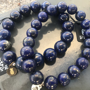 Lapis Lazuli Solo Stretch Bracelet