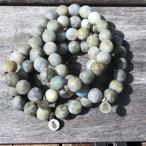 Labradorite Matte Solo Stretch Bracelet