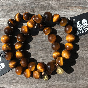 Tiger Eye Solo Stretch Bracelet