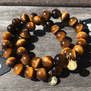 Tiger Eye Solo Stretch Bracelet