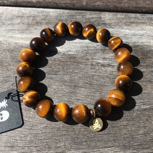 Tiger Eye Solo Stretch Bracelet