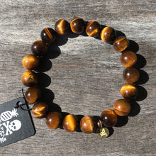 Load image into Gallery viewer, Tiger Eye Solo Stretch Bracelet